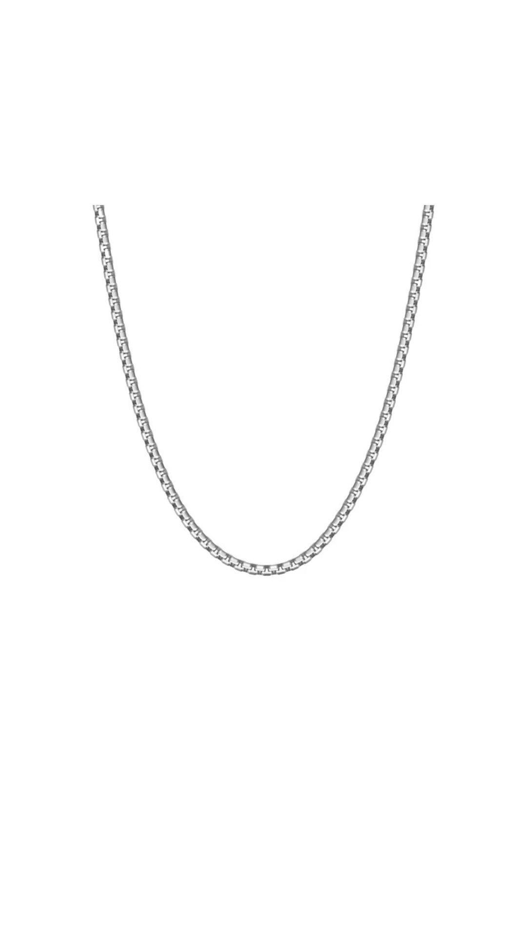 Steel & Barnett Boxed Silver Chain Necklace