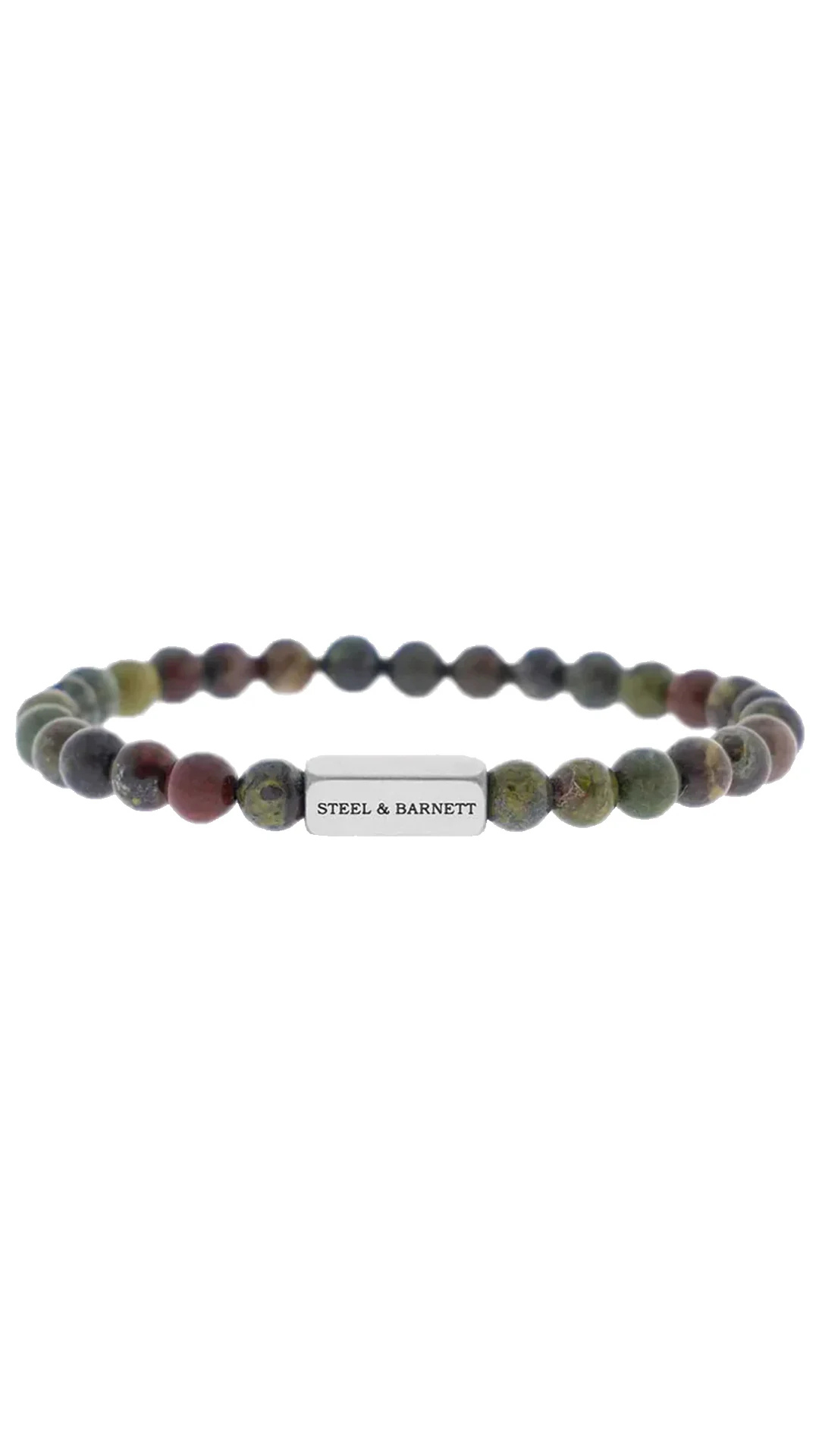 Steel & Barnett Natural Ned Dragon Blood Stone Bracelet