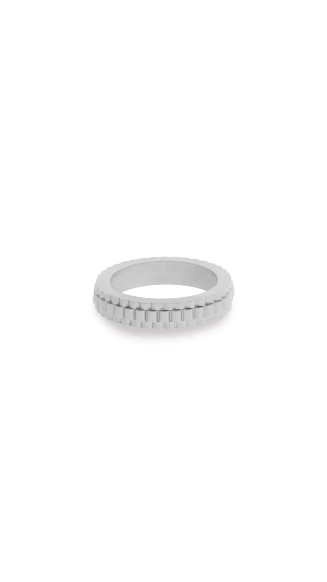 Steel & Barnett Nova Minimal Silver Ring