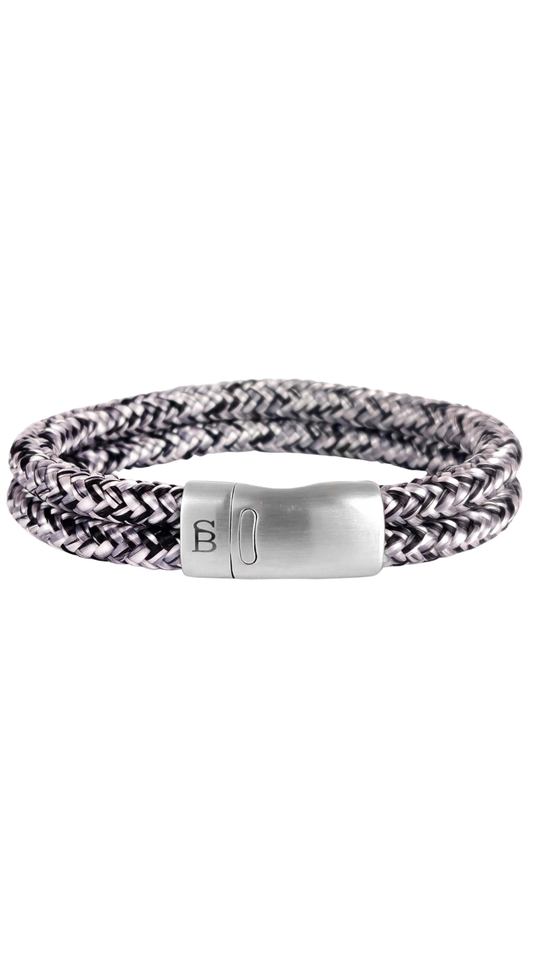 Steel & Barnett Lake Black Denim Rope Bracelet