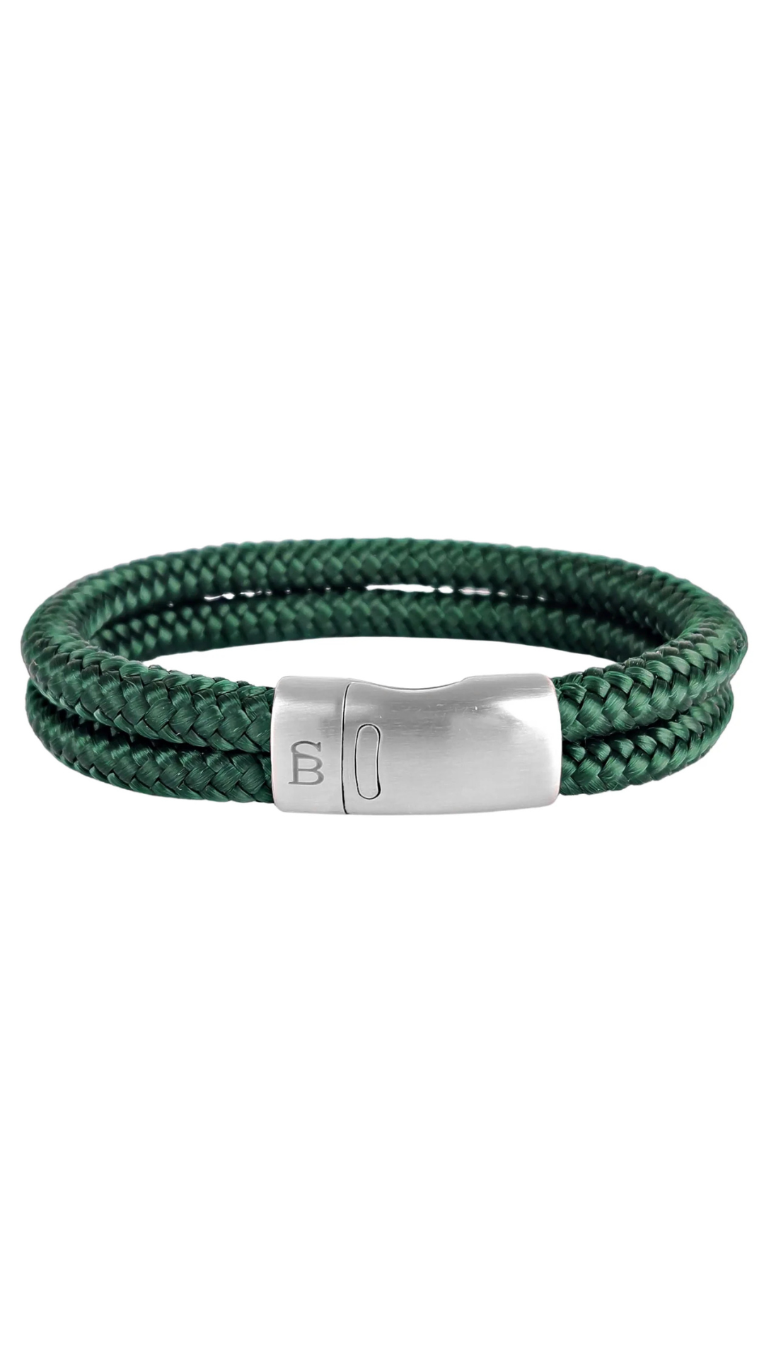 Steel & Barnett Lake Dark Green Rope Bracelet