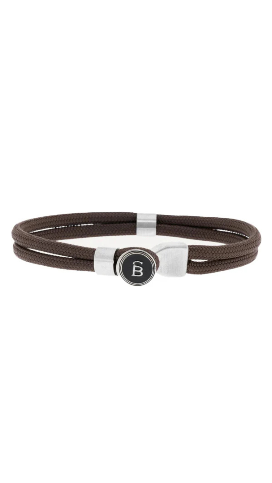 Steel & Barnett Riptide Brown Rope Bracelet