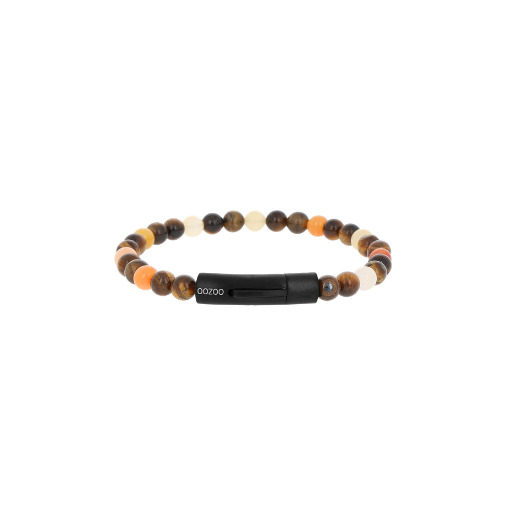 OOZOO Yellow / Jade Tiger Eye & Imperial Jade Bracelet - SB-1062