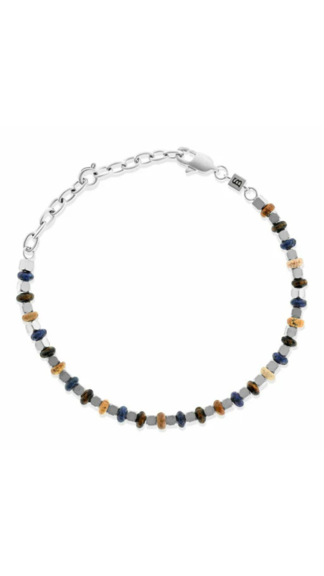 Steel & Barnett Stones Vertex Azure Terra Bracelet