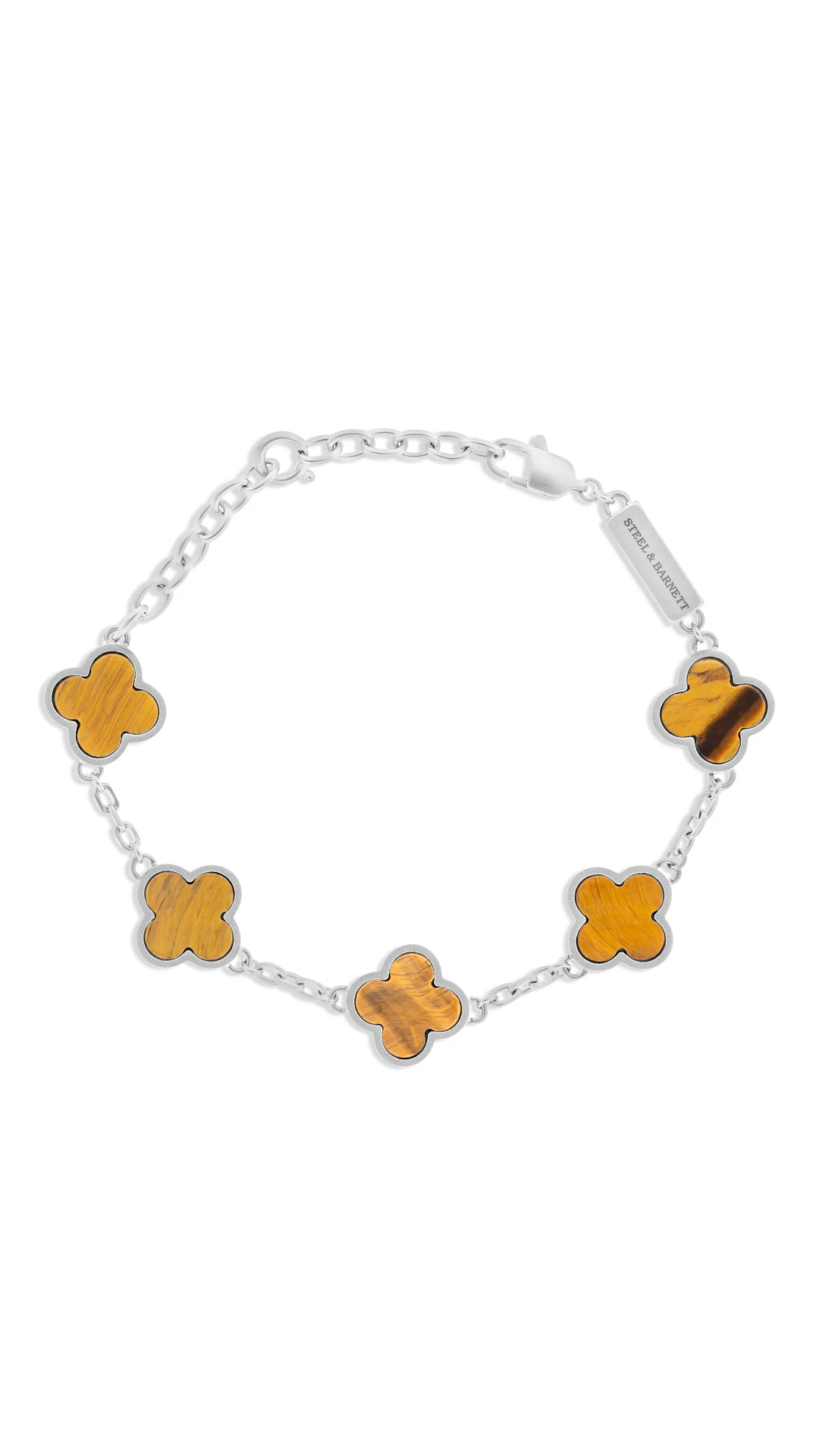Steel & Barnett Clover Tiger Bracelet