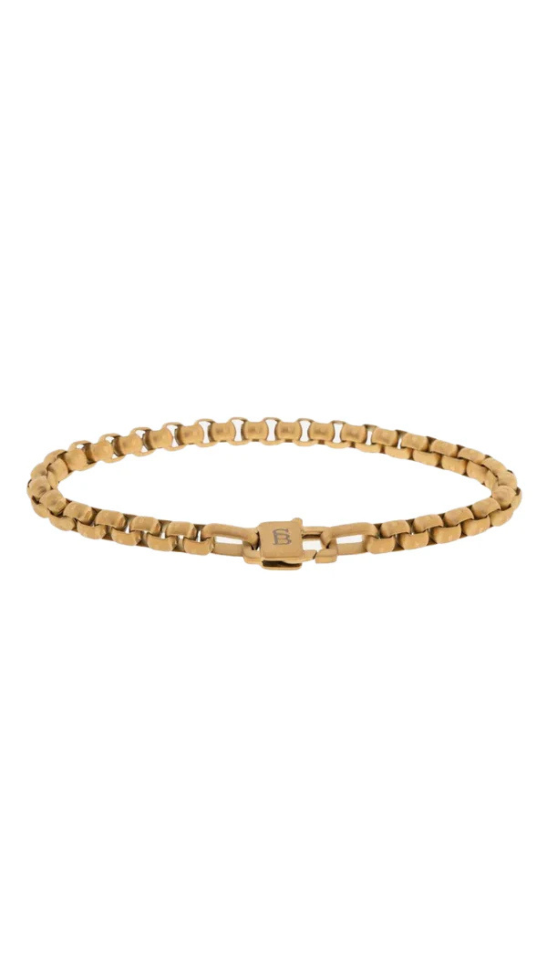 Steel & Barnett Urban Edge Matte Gold Bracelet