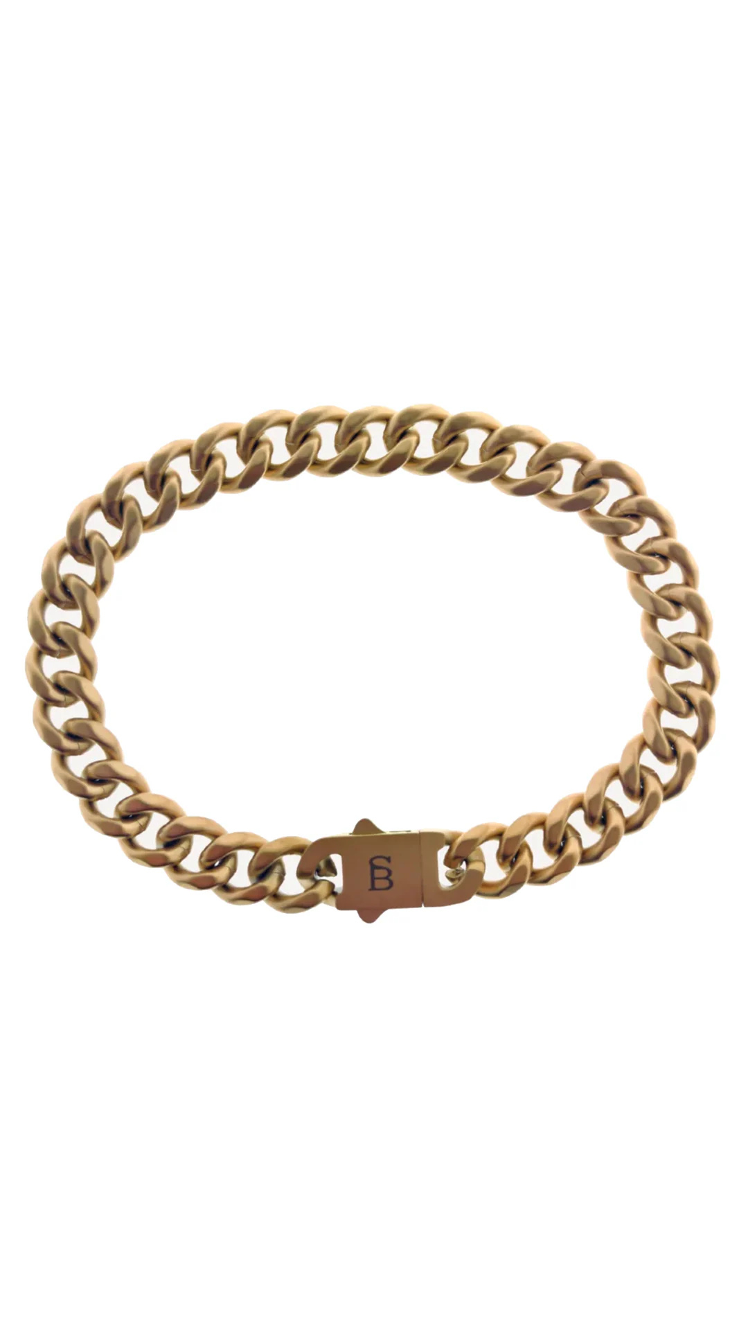 Steel & Barnett Valence Matte Gold Bracelet