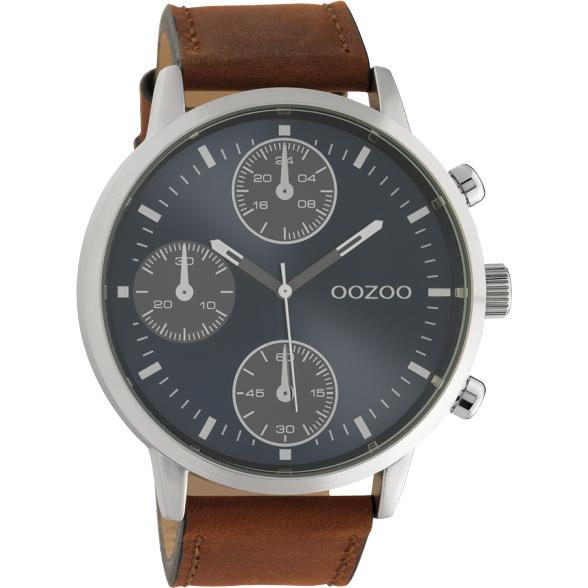 Oozoo Watch C10665 / 50mm / Brown / Blue