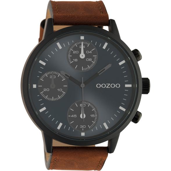 Oozoo Watch C10666 / 50mm / Brown / Blue