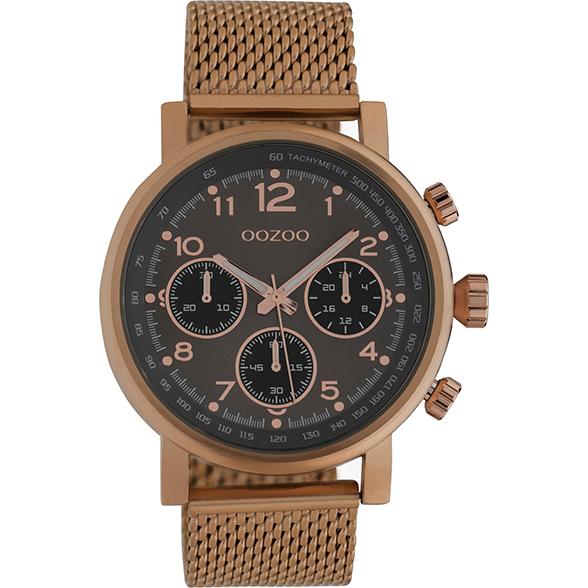 Oozoo Watch C10702 / 45mm / Brown / Black
