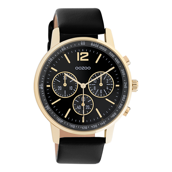 Oozoo Watch C10841 / 42mm / Gold / Black