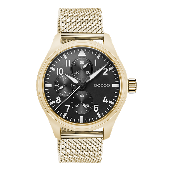 Oozoo Watch C10959 / 42mm / Gold / Black