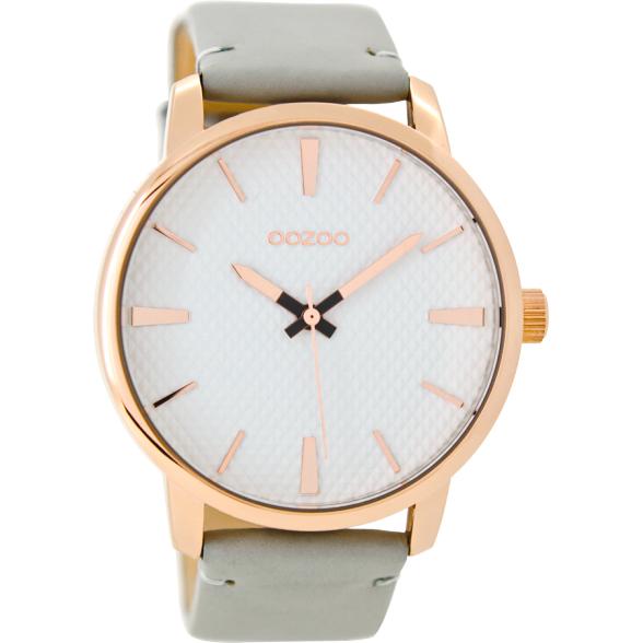 Oozoo Watch C9020 / 45mm / Stonegrey / White