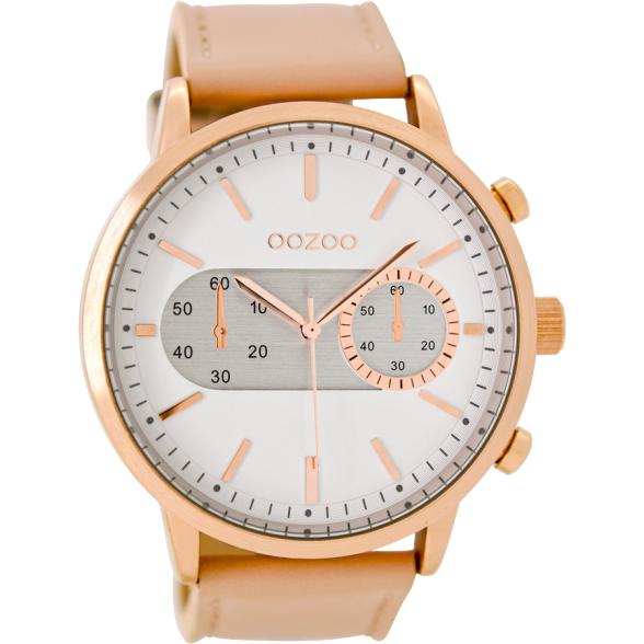 Oozoo Watch C9056 / 50mm / Powderpink / White