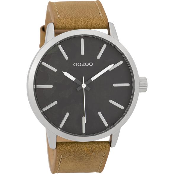Oozoo Watch C9600 / 45mm / Camel / Black